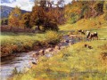 Escena de Tennessee paisajes impresionistas de Indiana Theodore Clement Steele brook
